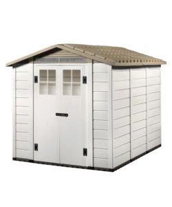 CASETTA DA GIARDINO IN PVC GAROFALO "TUSCANY EVO 240" L.229 X P.262 X H.220